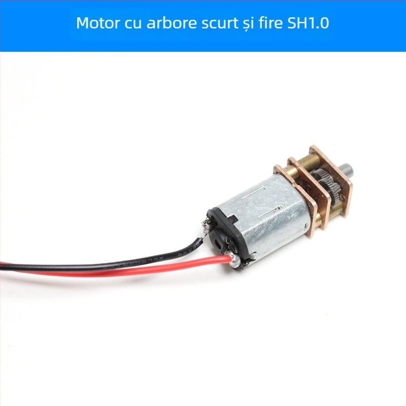 Motor cu reducere GA12-N20 cu encoder, motor DC N20 cu transmisie din metal – motor cu dinți din metal pentru cărucior inteligent