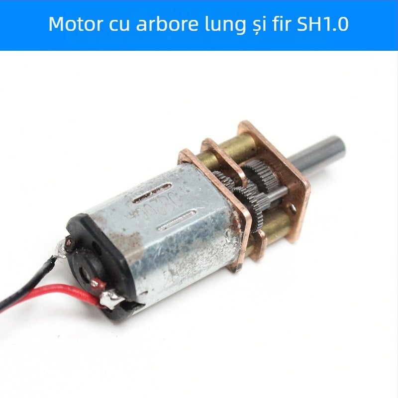 Motor cu reducere GA12-N20 cu encoder, motor DC N20 cu transmisie din metal – motor cu dinți din metal pentru cărucior inteligent