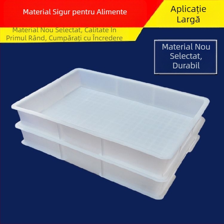 Tavă din plastic și cutie de depozitare, cutie dreptunghiulară din plastic