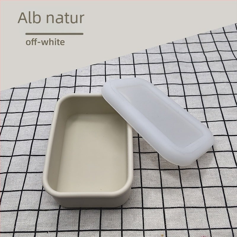 Cutie de prânz din silicon alimentar, personalizabilă în loturi mici, portabilă, compatibilă cu cuptorul cu microunde