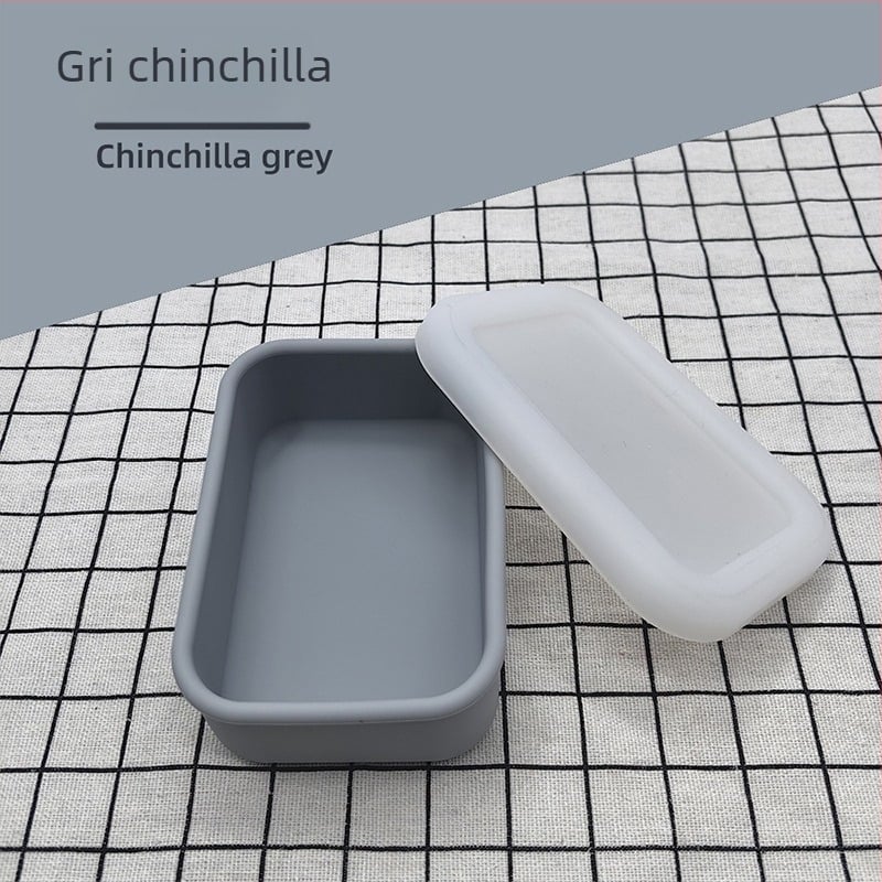 Cutie de prânz din silicon alimentar, personalizabilă în loturi mici, portabilă, compatibilă cu cuptorul cu microunde