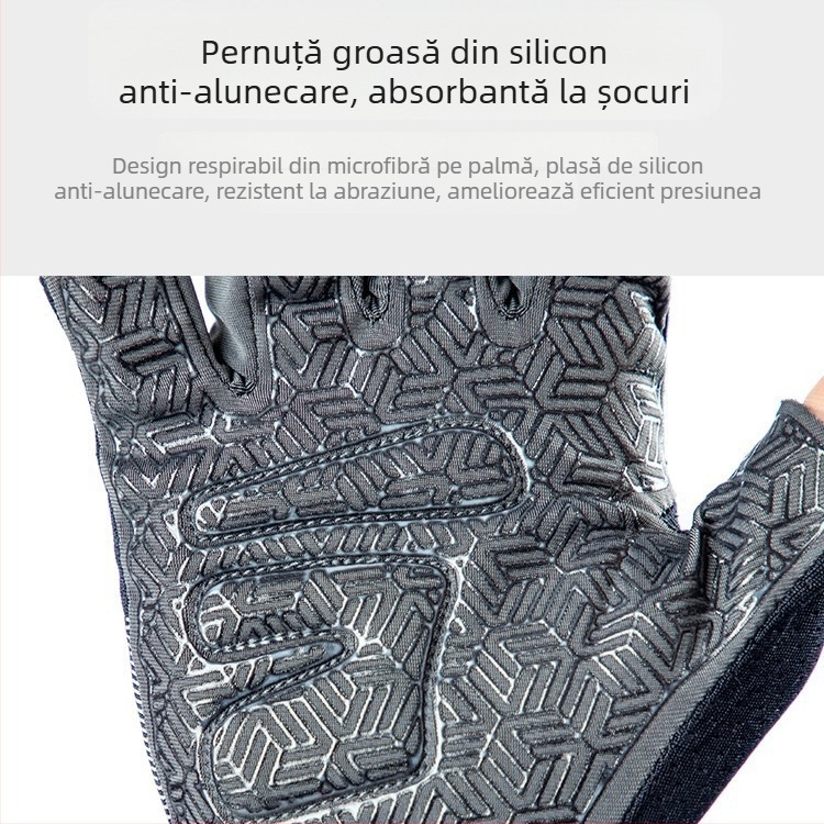 Mănuși de ciclism primăvară-vară, unisex, compatibile cu ecran tactil, protecție UV, respirabile, personalizate