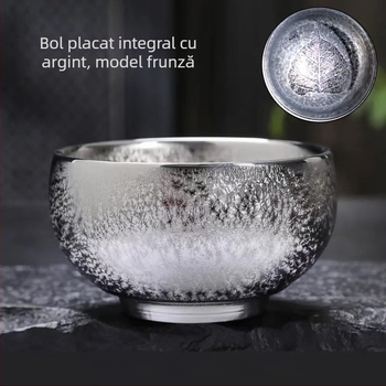 Ceașcă aurită cu motif frunză; Ceașcă de ceai placată cu aur; Ceașcă ceramică de degustare; Ceașcă de cristal cu diamant; Set de ceai cu o singură ceașcă