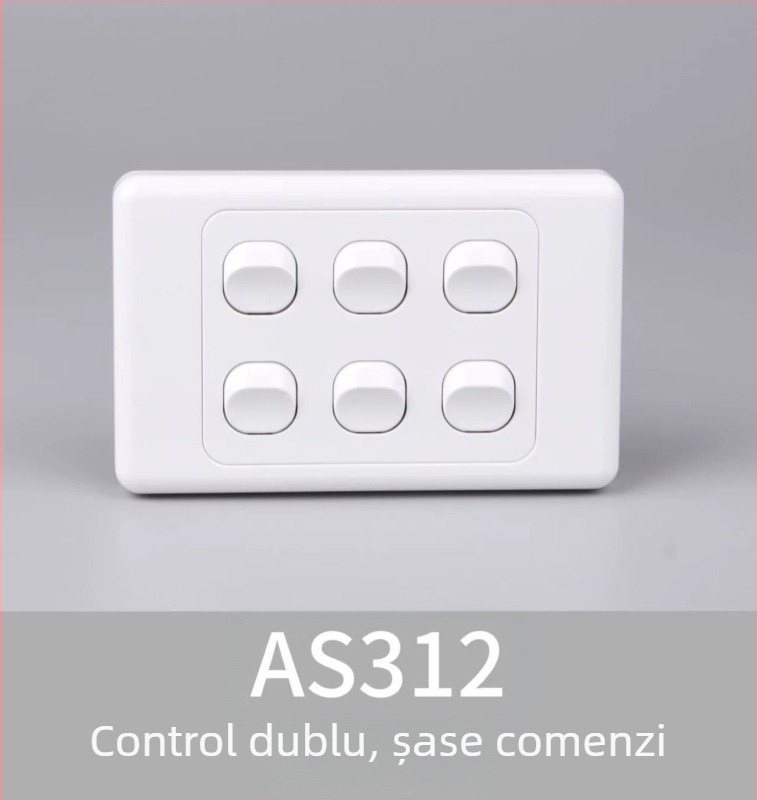 Panou întrerupător-priză, standard australian, tip 118, certificat SAA, priză exterioară pentru caravană