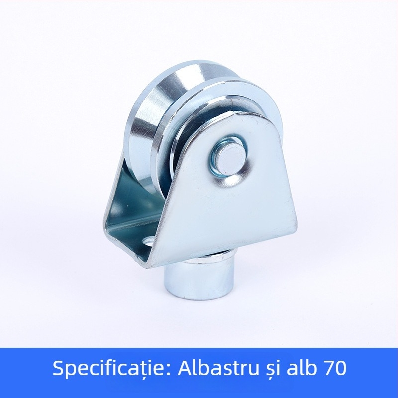 Roți universale pentru șinele de tracțiune ale ușilor glisante, role ghidare cablu din oțel, roți din unghi de fier, role pentru uși glisante