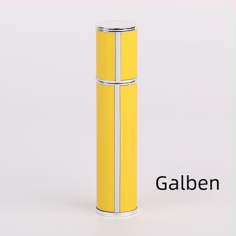 Sticluță de parfum de 10 ml pentru călătorii, din piele, elegantă și portabilă, eșantion pentru cosmetice cu pulverizator