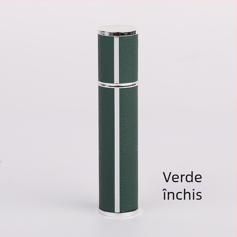 Sticluță de parfum de 10 ml pentru călătorii, din piele, elegantă și portabilă, eșantion pentru cosmetice cu pulverizator