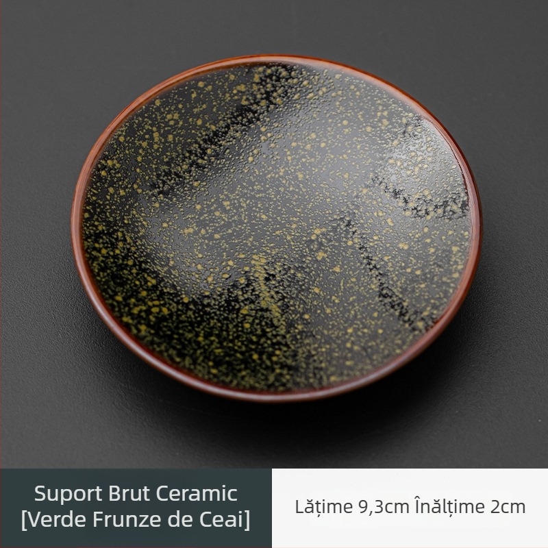 Suport ceramic pentru ceai, tavă izolantă pentru ceai, masă în stil japonez pentru ceai, accesorii pentru ceremonia de ceai Kung Fu