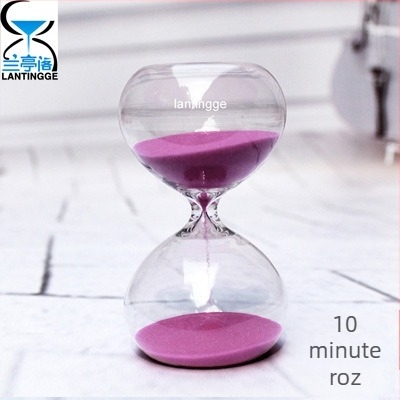 Ceas de nisip creat de 10 minute, decor din sticlă pentru casă, cadou