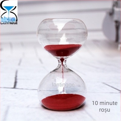 Ceas de nisip creat de 10 minute, decor din sticlă pentru casă, cadou