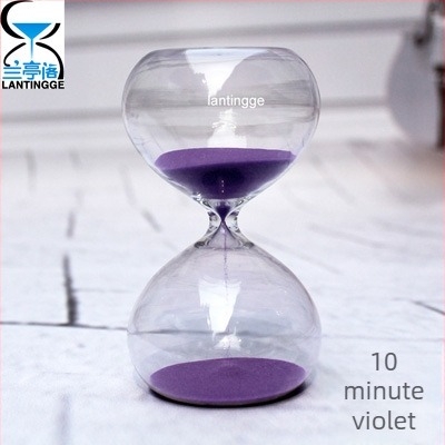 Ceas de nisip creat de 10 minute, decor din sticlă pentru casă, cadou