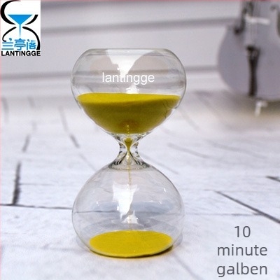 Ceas de nisip creat de 10 minute, decor din sticlă pentru casă, cadou