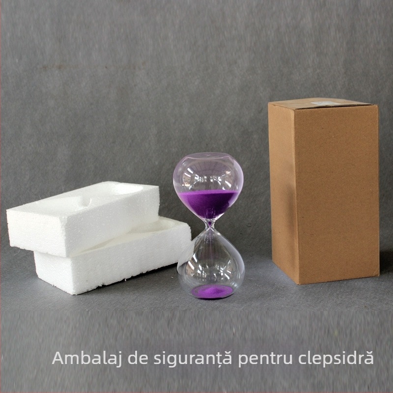 Ceas de nisip creat de 10 minute, decor din sticlă pentru casă, cadou