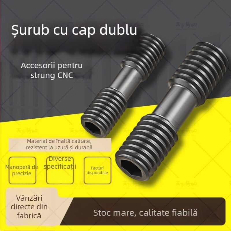 Șuruburi de înaltă rezistență clasa 12.9, șuruburi cu capete duble, șuruburi, știfturi, placă de presiune pentru matriță, M12–M36
