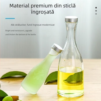 Sticlă transparentă pentru băuturi, potrivită pentru ceai cu lapte și vin de fructe făcut acasă; sticlă sigilată, design creativ.
