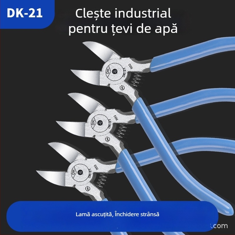 Modelul 170 — Clește diagonale mini de 5 inch pentru DIY Electronice, oțel crom-vanadiu, pentru tăierea materialelor moi (cablu, plastic, plasă metalică)