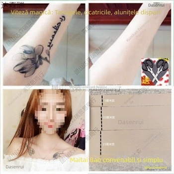 Plăci de culoare pielii pentru acoperirea tatuajelor, cicatricilor și semnelor de naștere