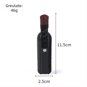 Deschizător de sticle de vin roșu cu cuțit în formă de cal marin, magnet pentru frigider, deschizător pliabil, deschizător multifuncțional pentru capace