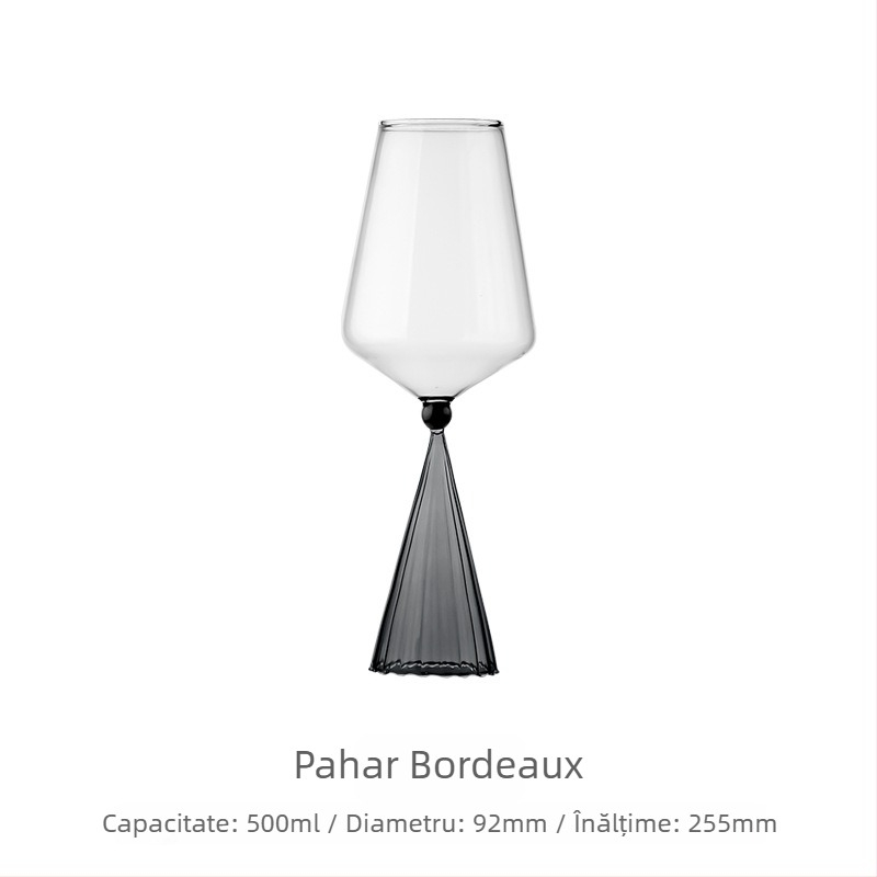 Set elegant de pahare pentru vin Burgundy cu decantator, pahare pentru vin roșu, pentru uz casnic, cadou de nuntă într-o cutie cadou