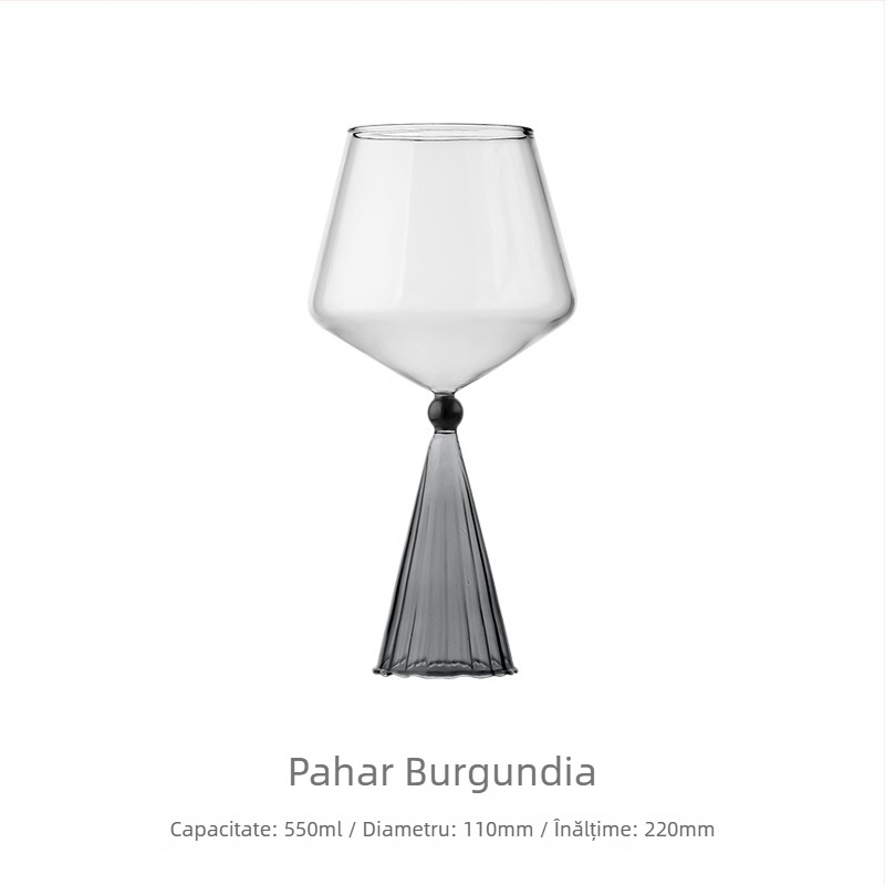 Set elegant de pahare pentru vin Burgundy cu decantator, pahare pentru vin roșu, pentru uz casnic, cadou de nuntă într-o cutie cadou