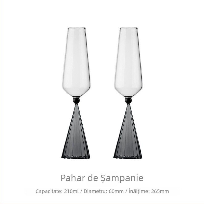 Set elegant de pahare pentru vin Burgundy cu decantator, pahare pentru vin roșu, pentru uz casnic, cadou de nuntă într-o cutie cadou