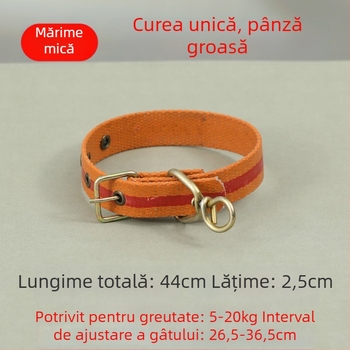 Curea telescopică pentru câini, reglabilă, din poliester, pentru câini de talie mare, medie și mică