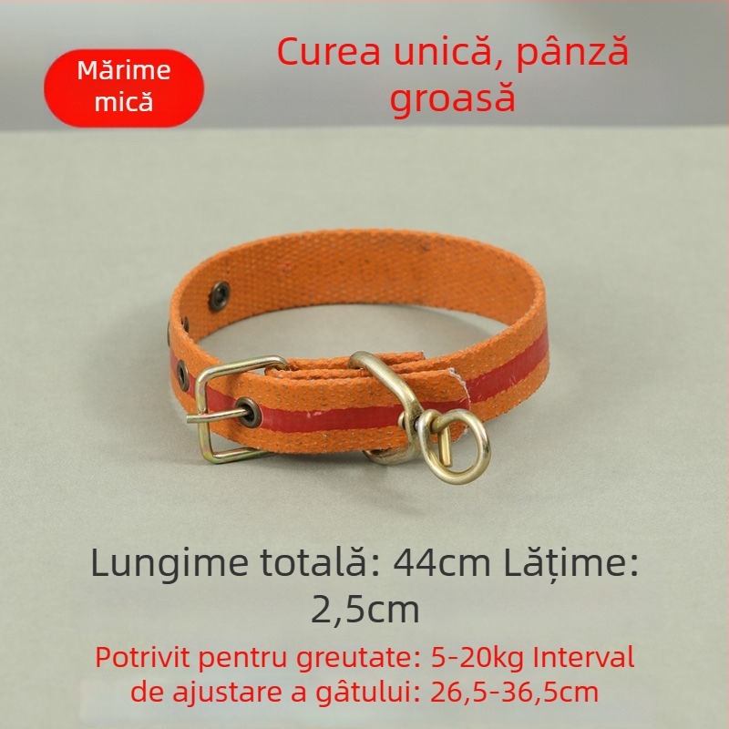 Curea telescopică pentru câini, reglabilă, din poliester, pentru câini de talie mare, medie și mică