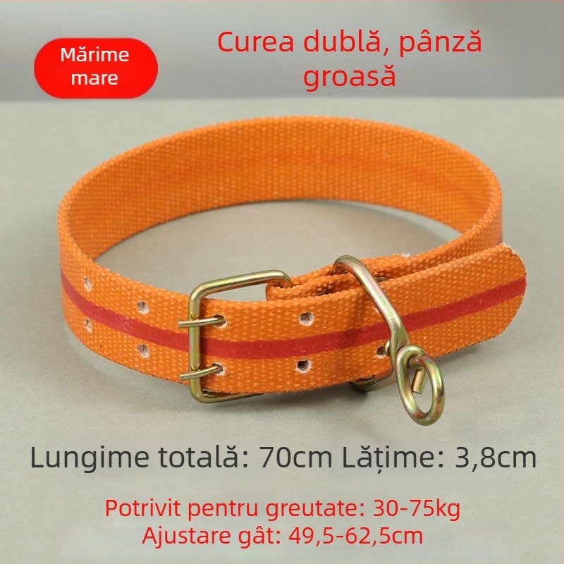 Curea telescopică pentru câini, reglabilă, din poliester, pentru câini de talie mare, medie și mică