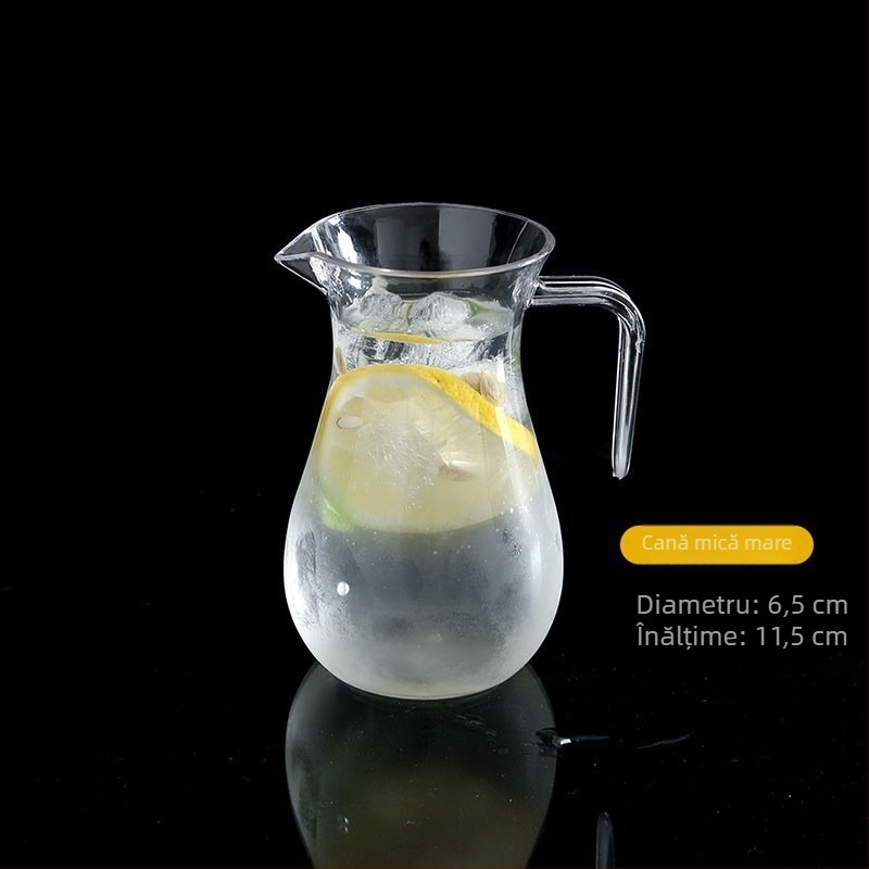 Decantor din acril cu design cu două săbii, capacitate 401–500 ml, transparent, rezistent la cădere, pentru baruri și restaurante