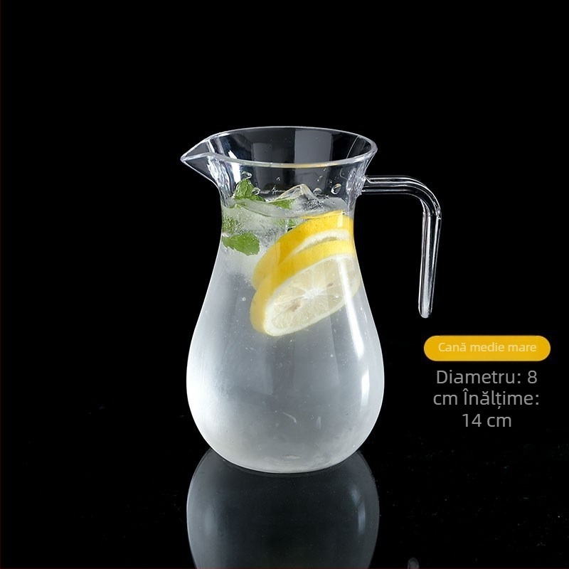 Decantor din acril cu design cu două săbii, capacitate 401–500 ml, transparent, rezistent la cădere, pentru baruri și restaurante