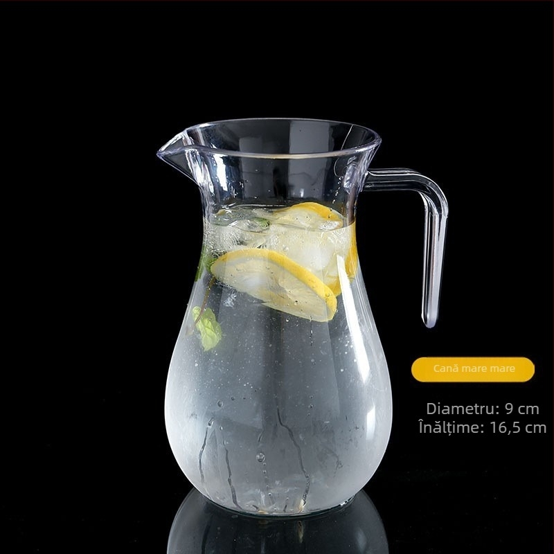 Decantor din acril cu design cu două săbii, capacitate 401–500 ml, transparent, rezistent la cădere, pentru baruri și restaurante