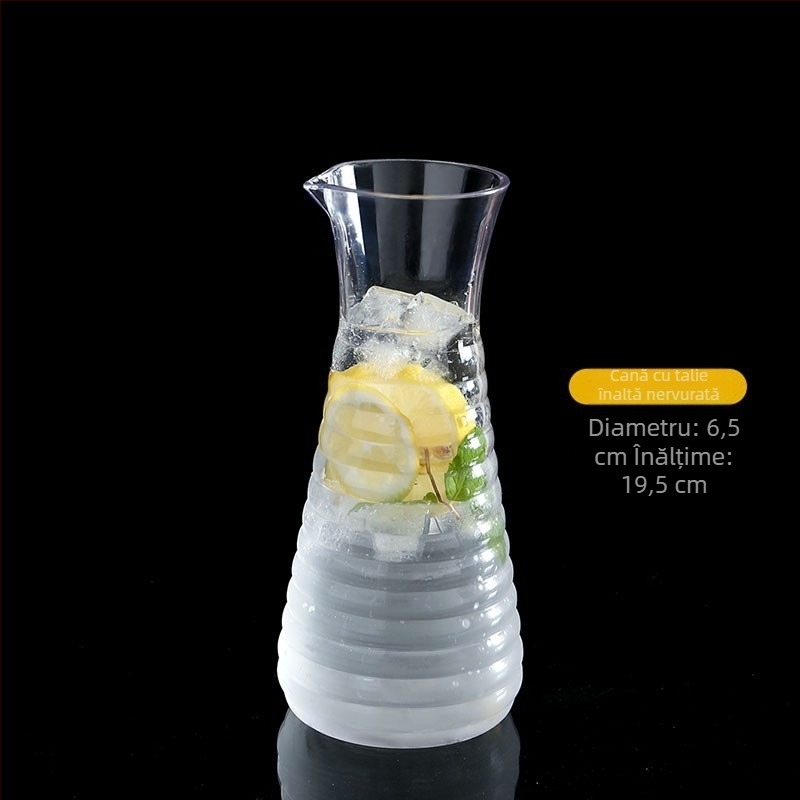 Decantor din acril cu design cu două săbii, capacitate 401–500 ml, transparent, rezistent la cădere, pentru baruri și restaurante