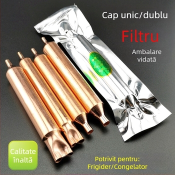 Filtru de uscare pentru frigider și congelator, compatibil cu 600A/R290A, cap cu port simplu/dublu, absorbție universală a apei și eliminarea blocajelor de gheață