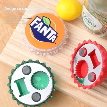 Deschizător creativ de sticle cu magnet pentru frigider, deschizător portabil de bere, design personalizat