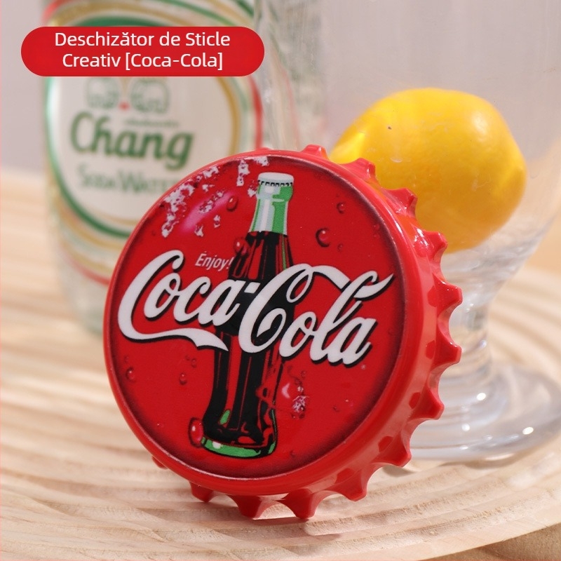 Deschizător creativ de sticle cu magnet pentru frigider, deschizător portabil de bere, design personalizat