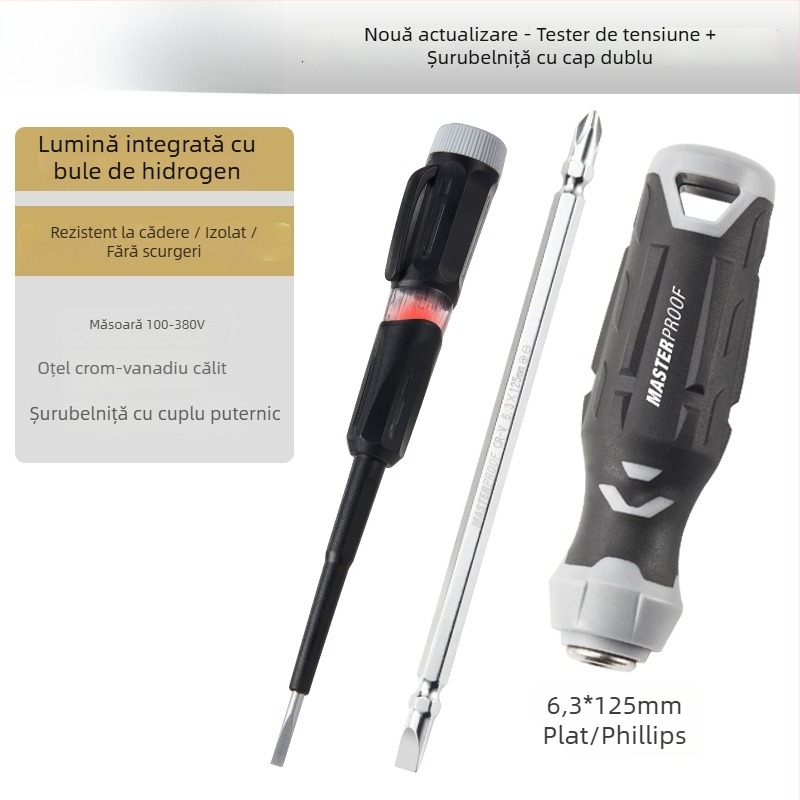 Maxide tester multifuncțional pentru circuite electrice, senzor cu cuplu mare