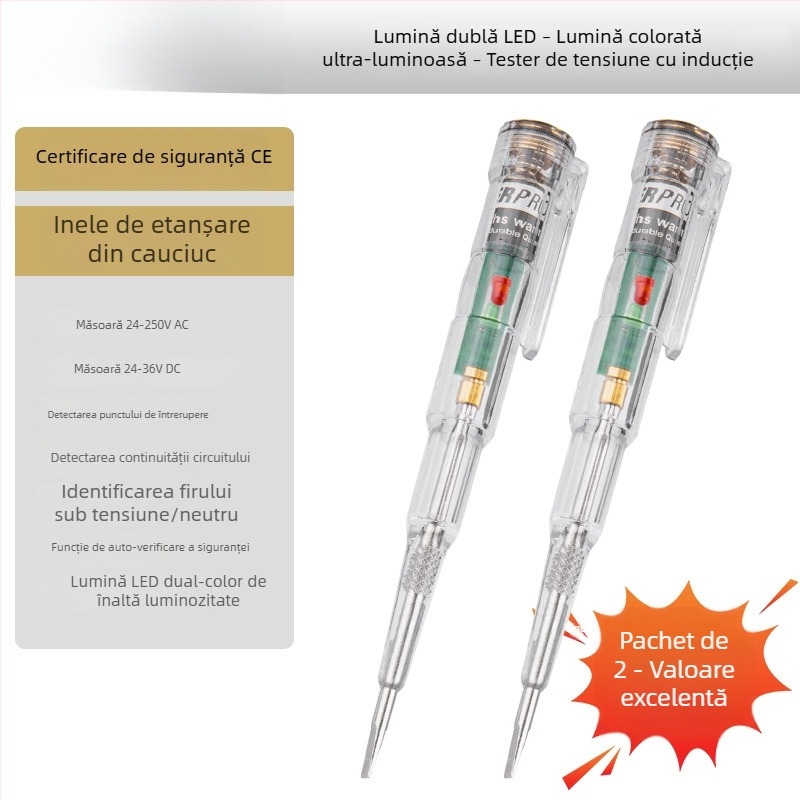 Maxide tester multifuncțional pentru circuite electrice, senzor cu cuplu mare