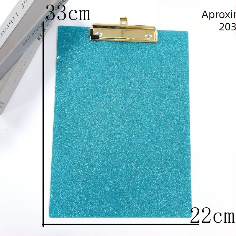 Clipboard din acril A4 cu clemă puternică pentru documente și suprafață de scriere