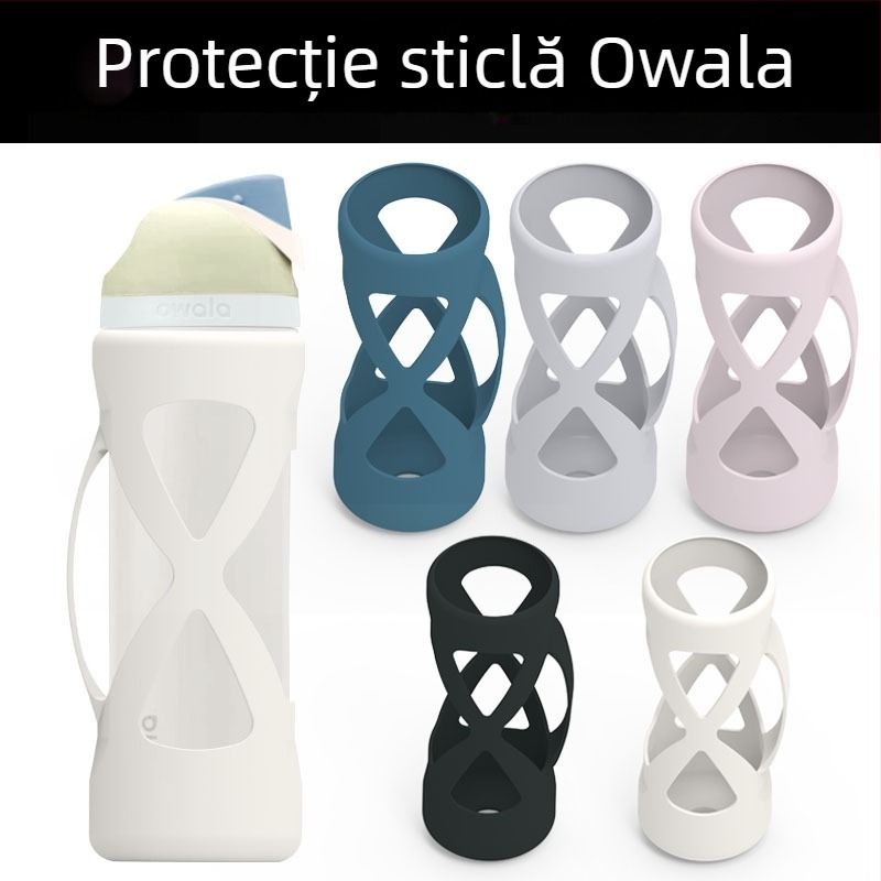 Husă din silicon pentru sticla de apă Owala Freesip — antiderapantă, prindere ușoară