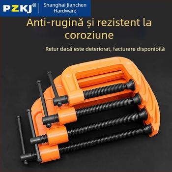 Clește G de tip puternic pentru tâmplărie, clește metalic, presiune reglabilă 0–150 mm