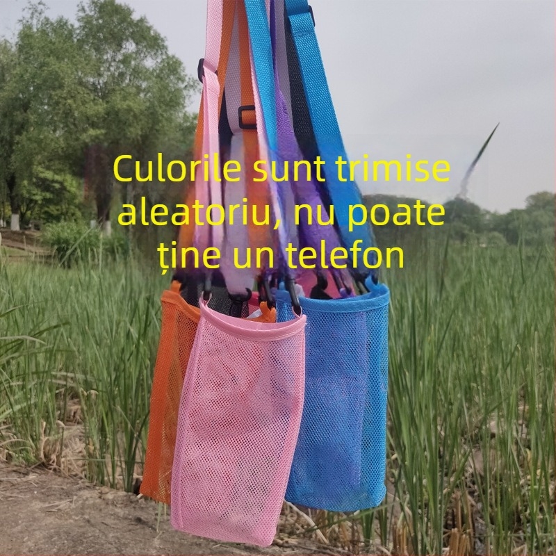 Husă transparentă pentru sticla de apă cu curea cross-body, protecție pentru sticlă de ceai cu lapte (pentru copii)