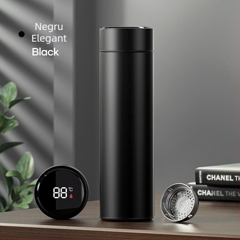 Cească termoizolantă personalizată de 500 ml pentru ceai, cu separare ceai-apă, portabilă, capacitate mare, control inteligent