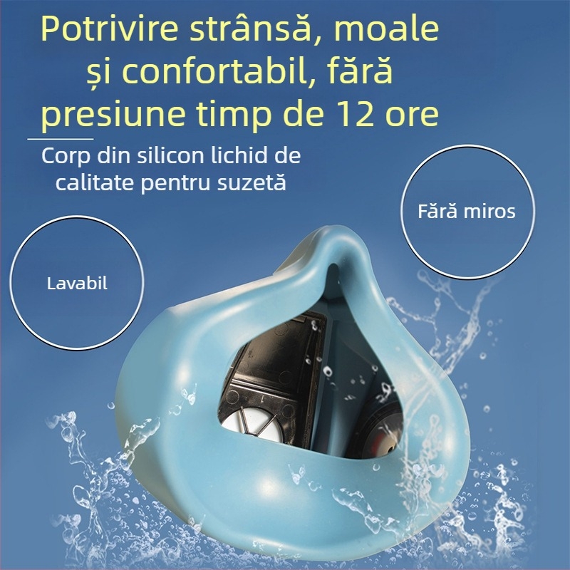 Mască de gaz pentru vopsire cu pulverizare — protecție împotriva formaldehidei, gazelor toxice și chimice, dioxidului de sulf și praful gros