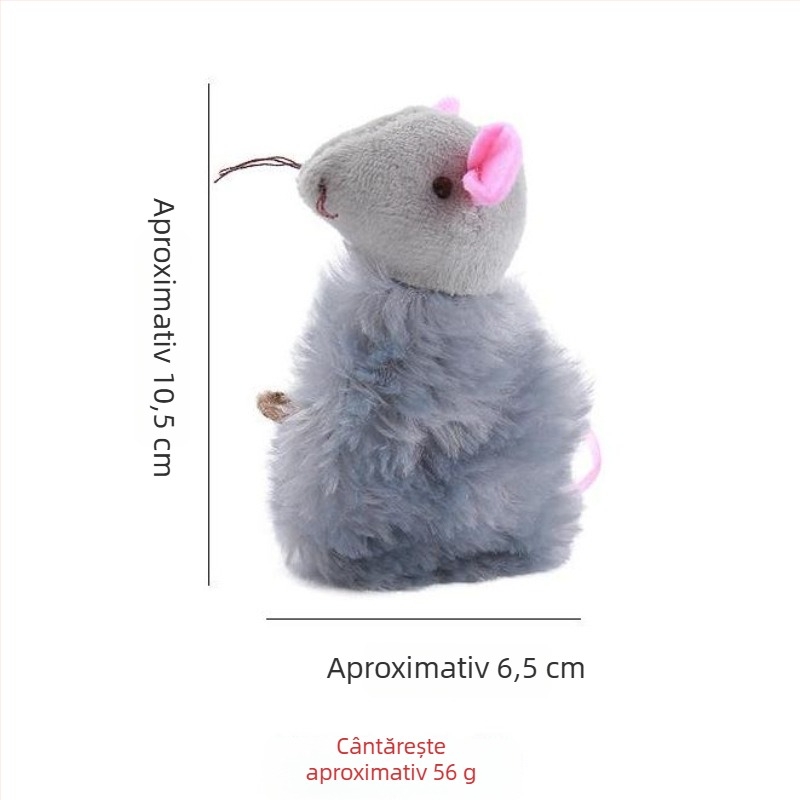 Jucărie de pluș pentru hamster, confort emoțional și decor pentru cușcă, hamster auriu