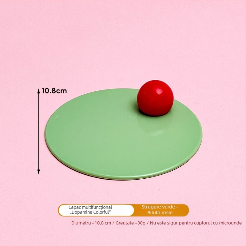 Capac universal din silicon pentru pahare, culoare crem, calitate alimentară, rezistent la temperaturi înalte, potrivit pentru pahare din sticlă și căni, accesoriu pentru capac