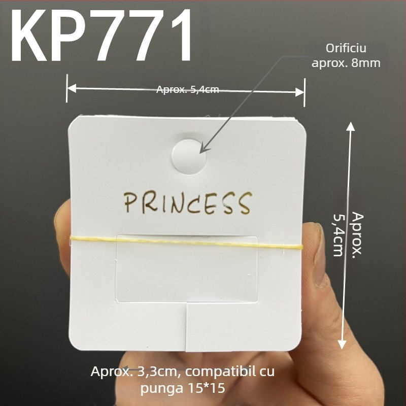 KP771 Clip de păr din plastic, în formă de rechin, pătrat de 5,4 cm, cu folie aurie, accesorii DIY