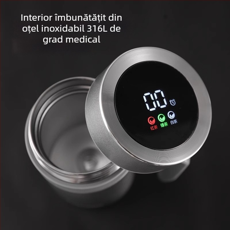 Fuguang termos din oțel inox cu mâner, capacitate mare, infuzor pentru ceai, interior 316, exterior 304, izolație 6-12 ore, cadou de afaceri, imprimare siglă, ambalaj cutie colorată