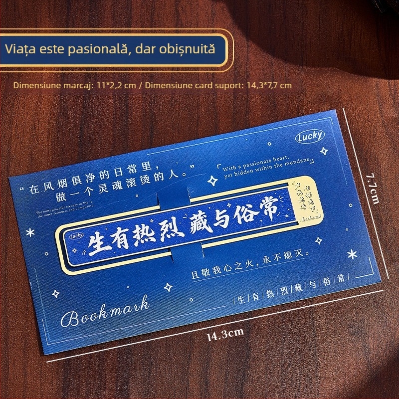Set de semne de carte metalice, în stil chinezesc clasic, inspirat de Orașul Interzis, de înaltă calitate, design rafinat, recompensă inspirațională pentru elevi din învățământul primar