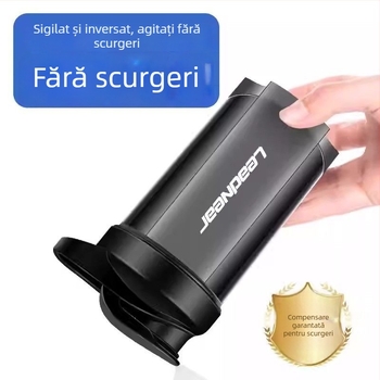 Shaker pentru shake-uri proteice și înlocuitori de masă, bidon portabil pentru fitness