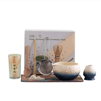 Ceașcă de matcha cu model diamantat și gură de turnare, unelte ceramice pentru ceai, set matcha